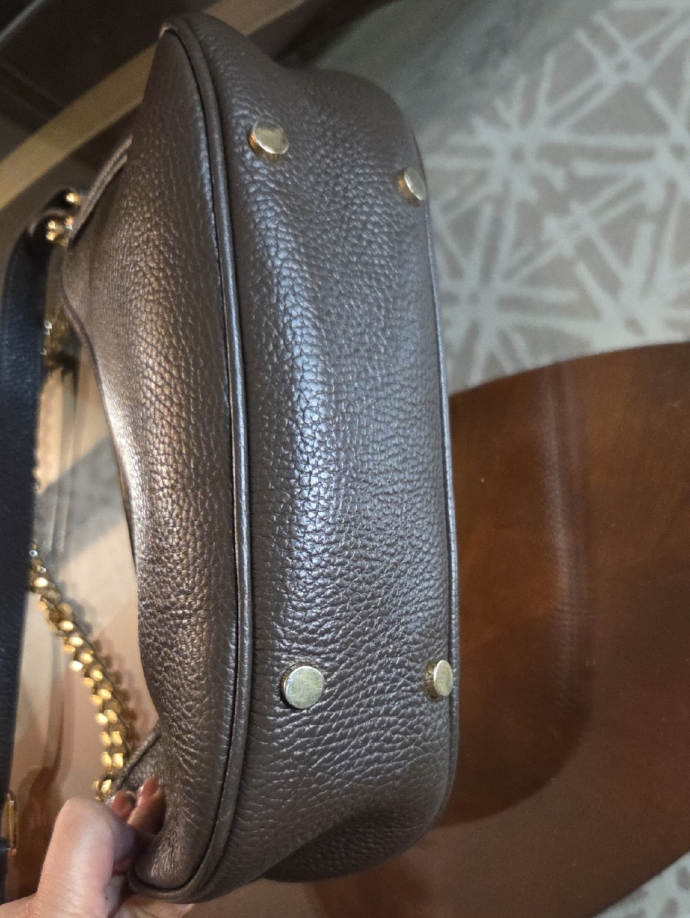 NWOT- ANNA POALA Bag- LEATHER MADE IN ITALY - Picture 4 of 8